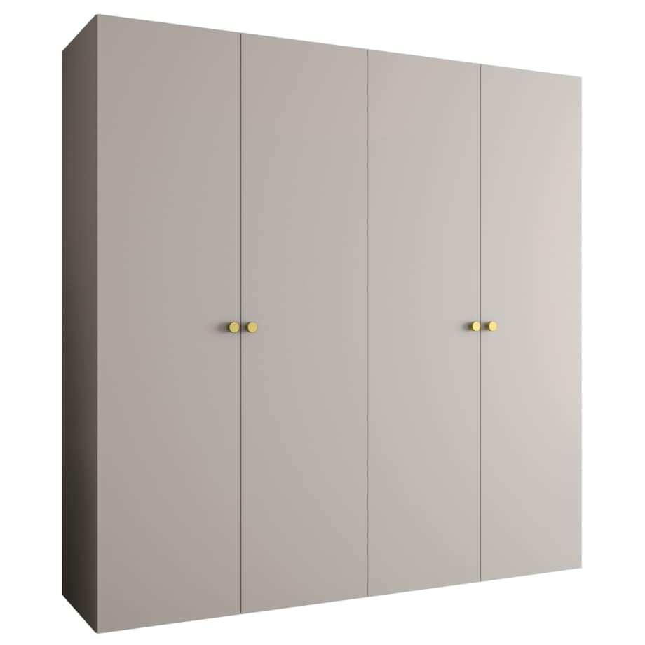 Szafa uchylna otwierana PARMA 1 200 wys. 202 cm Kaszmir + u. Złoty