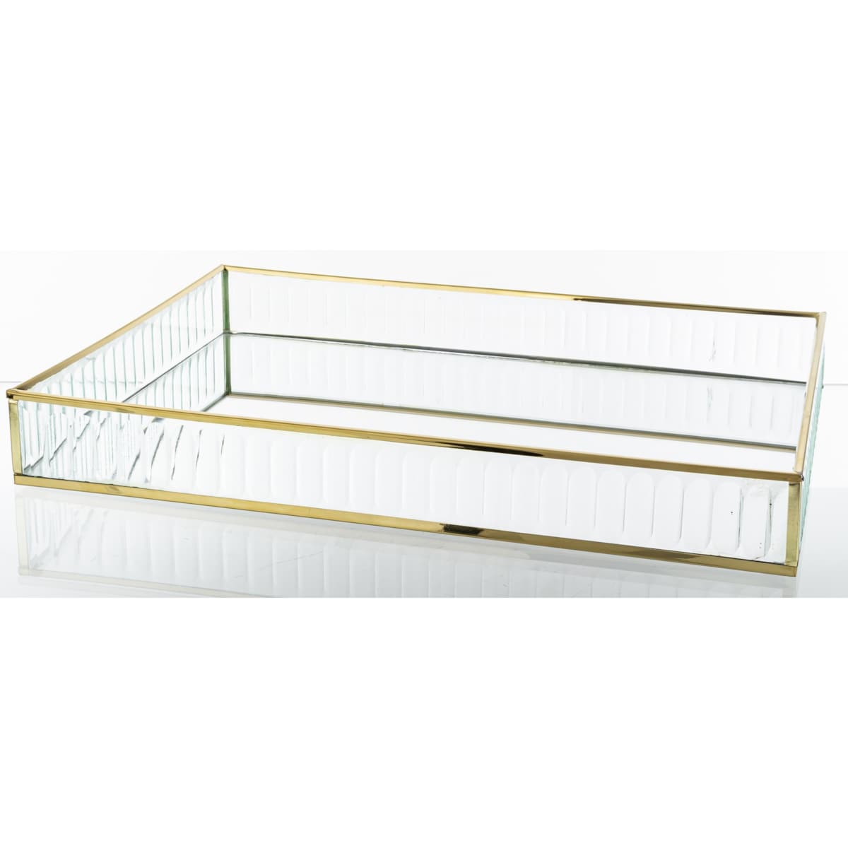 Taca dekoracyjna szklana 35 x25x4,5 cm VETRU prostokątna