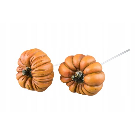 OZDOBA DEKORACJA DO DONICZKI DYNIA POMARAŃCZOWA NA JESIEŃ HALLOWEEN 2 SZT.
