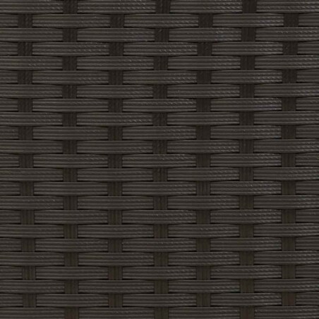 vidaXL Sztaplowane krzesła ogrodowe, 2 szt., polirattan, czarne