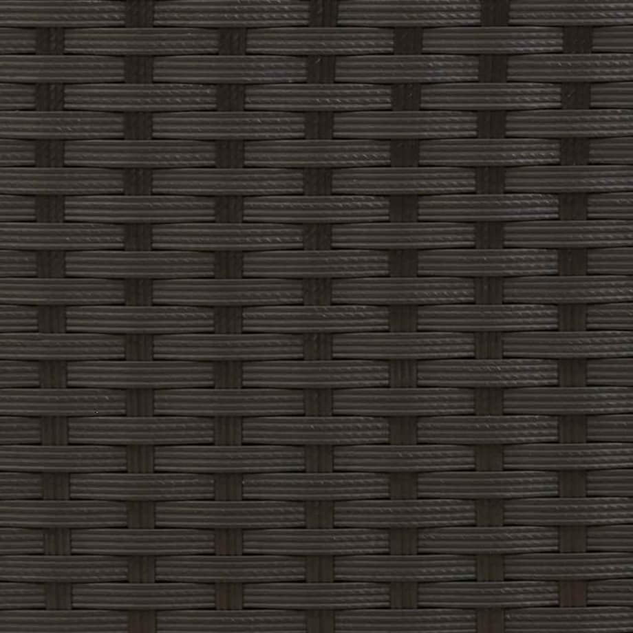 vidaXL Sztaplowane krzesła ogrodowe, 2 szt., polirattan, czarne