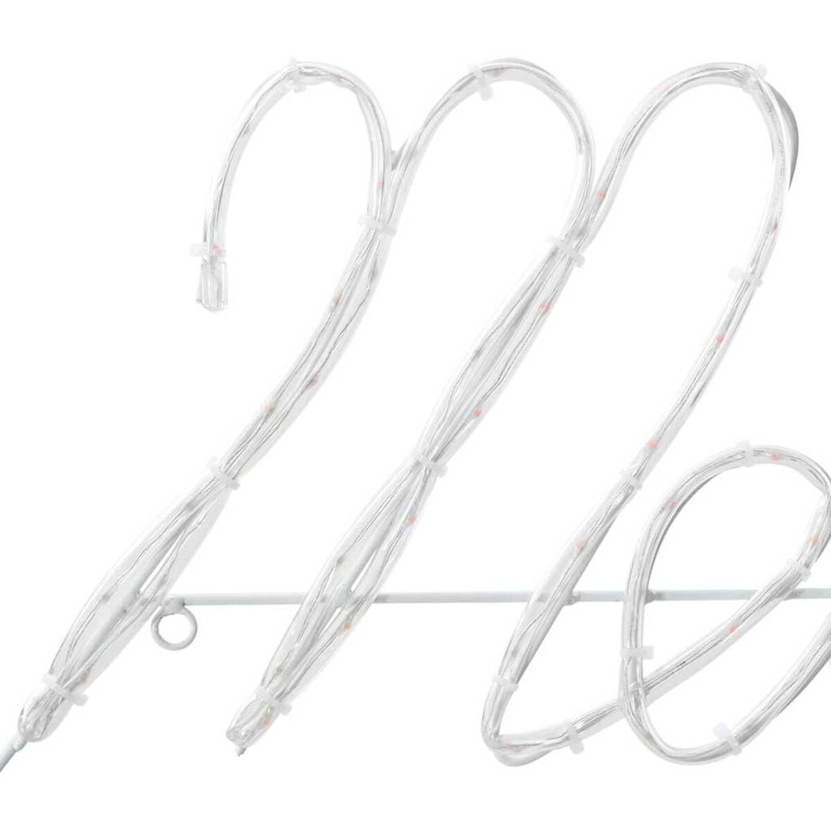 vidaXL Znak Świąteczny Czerwony 99 x 55 x 13 cm Żelazo