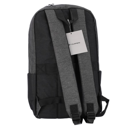 Plecak Czarny / Szary Miejski Podróżny Na Laptop 15,6" Pojemny Do Samolotu