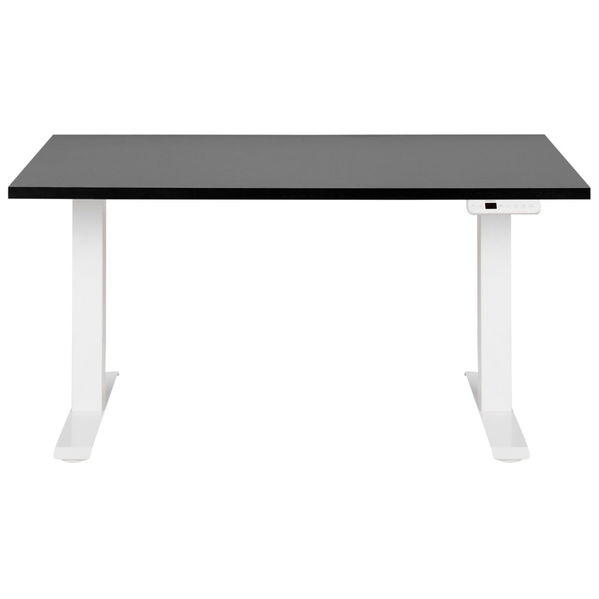 Biurko regulowane elektrycznie DESTINES Czarny/ biały 120 cm 72 cm
