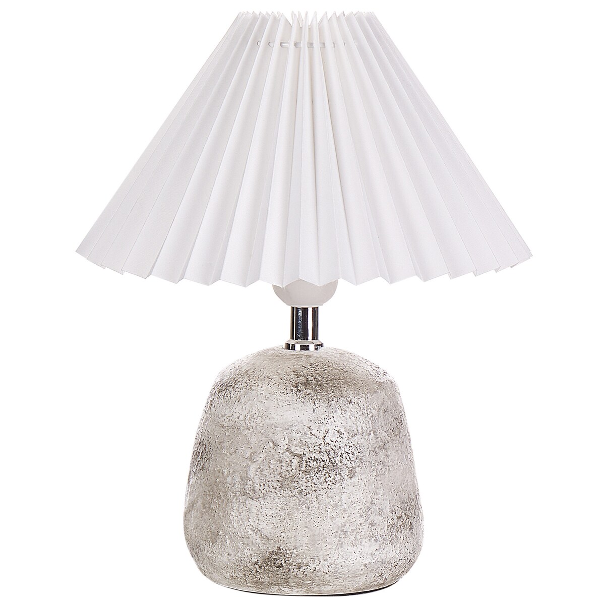 Zestaw 2 lamp stołowych ZEYI Ceramika Biały