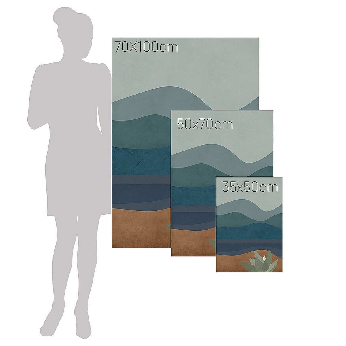 Obraz na płótnie View, 70 x 100 cm