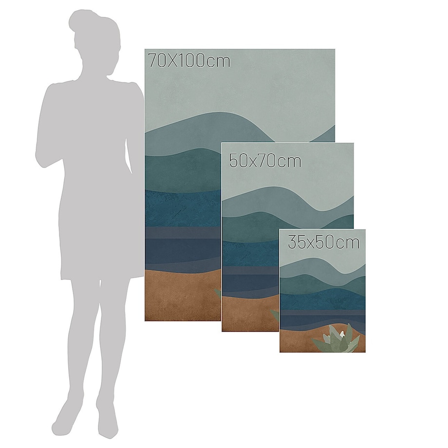 Obraz na płótnie View, 70 x 100 cm