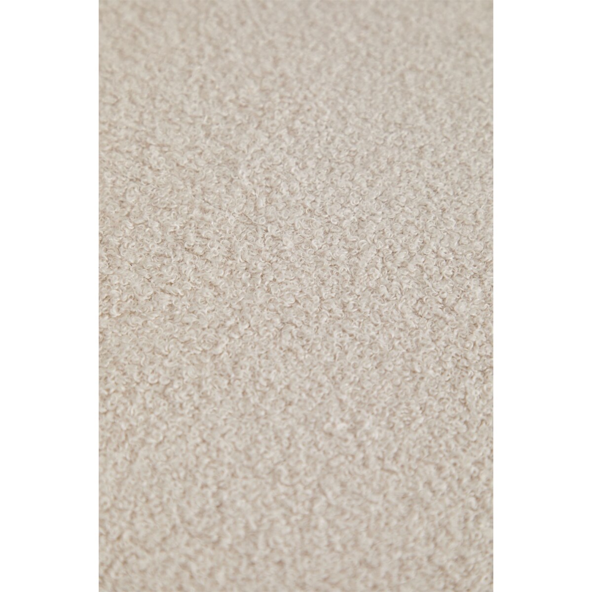 Krzesło z podłokietnikami, jasne drewno, kremowe bouclé, Yvonne