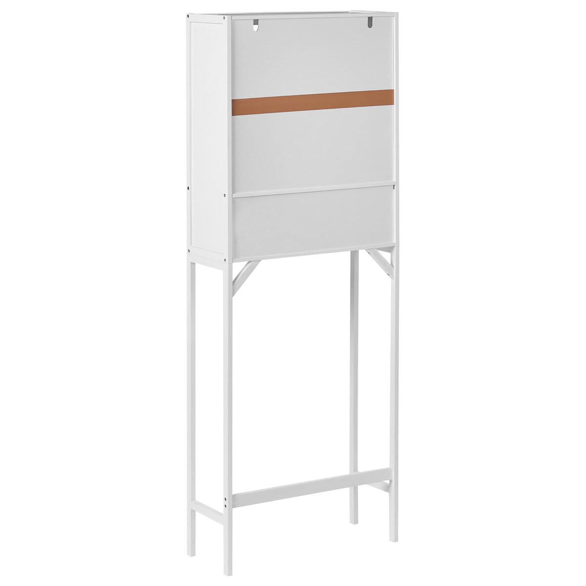 Szafka łazienkowa OKARCHE Bambus 63 cm Biały