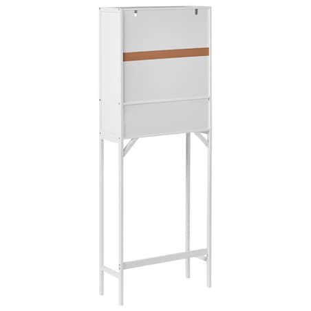 Szafka łazienkowa OKARCHE Bambus 63 cm Biały