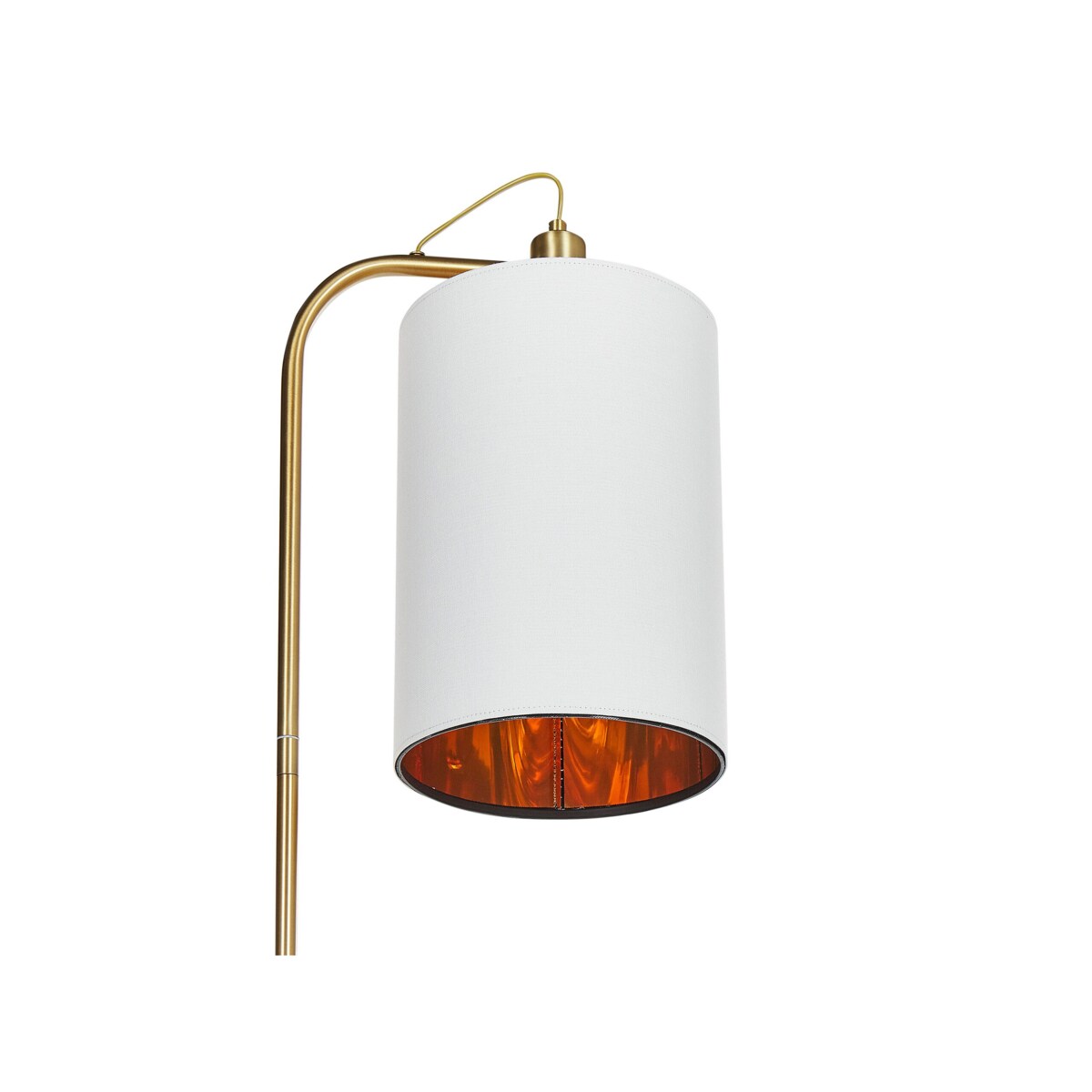 Lampa podłogowa metalowa miedziana LIBERIA