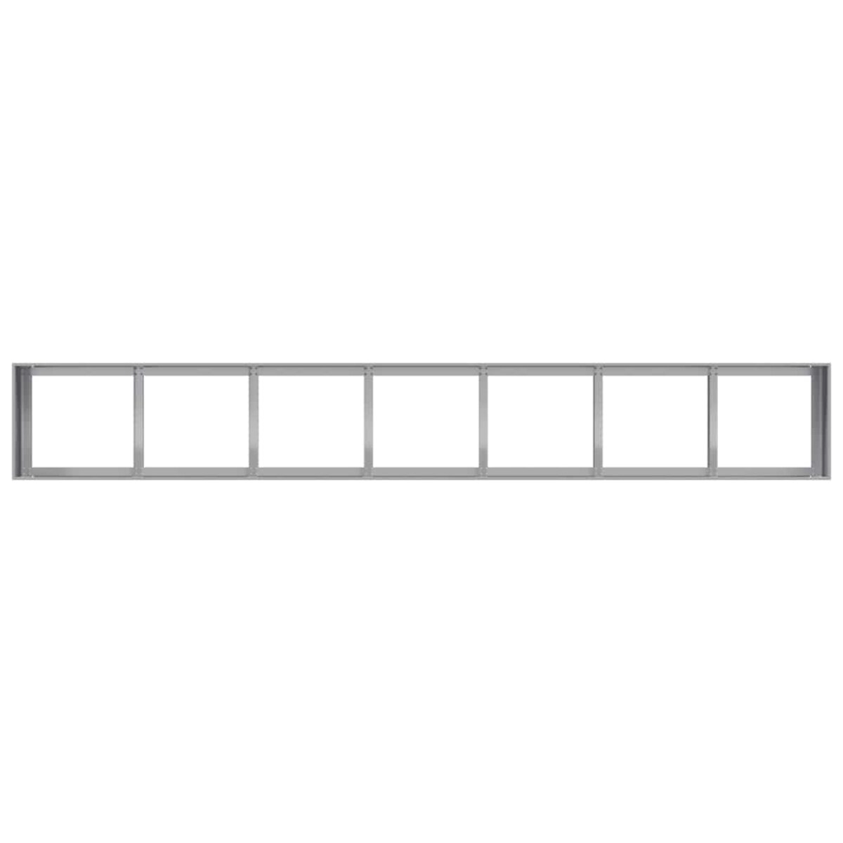 vidaXL Doniczka 280x40x40 cm Stal ocynkowana