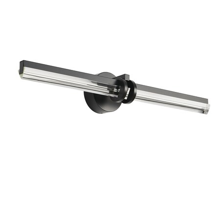 Lampa ścienna kinkiet LOVELY LED czarna 58 cm