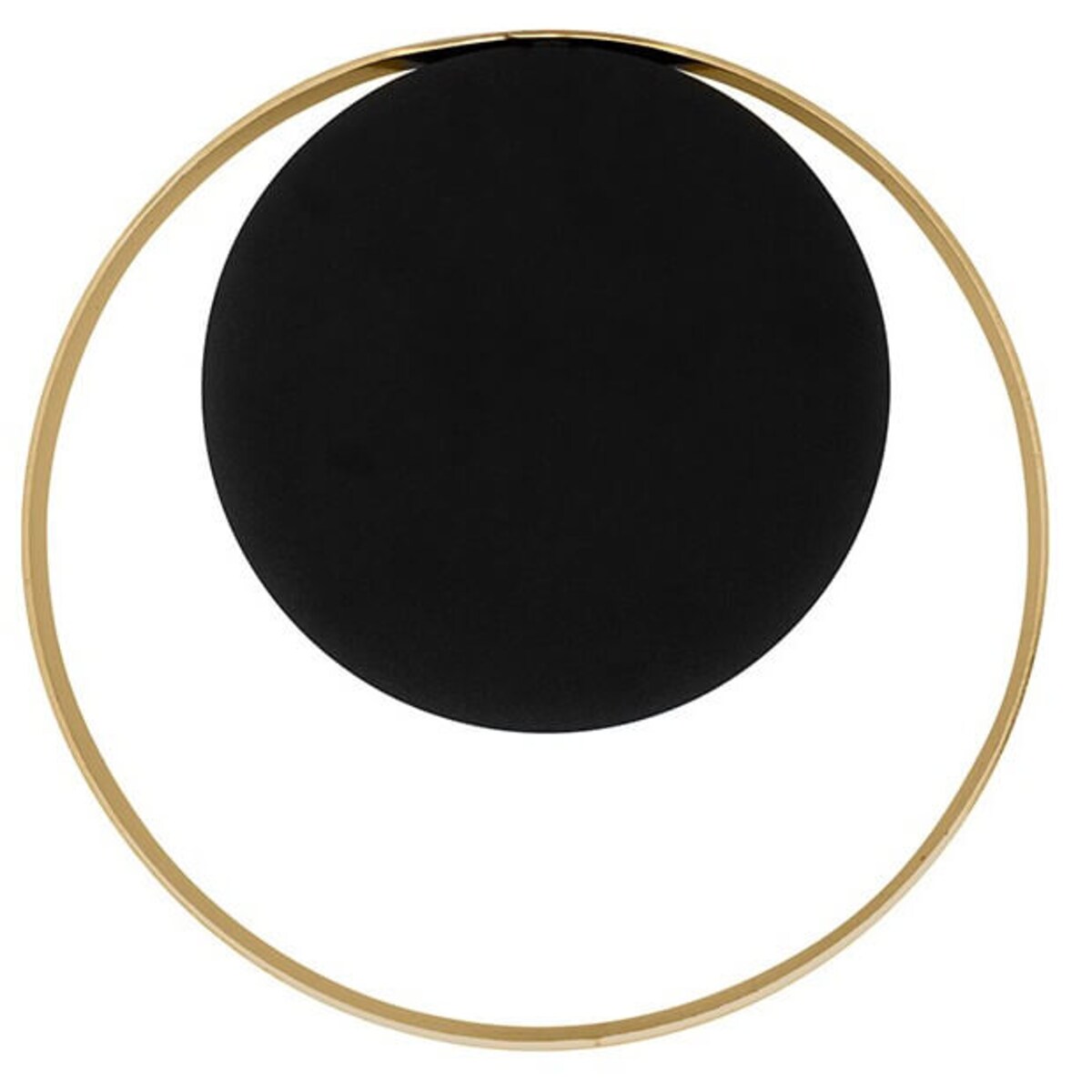 Pierścieniowa lampa ścienna Band MSE010100339 Moosee złota czarna