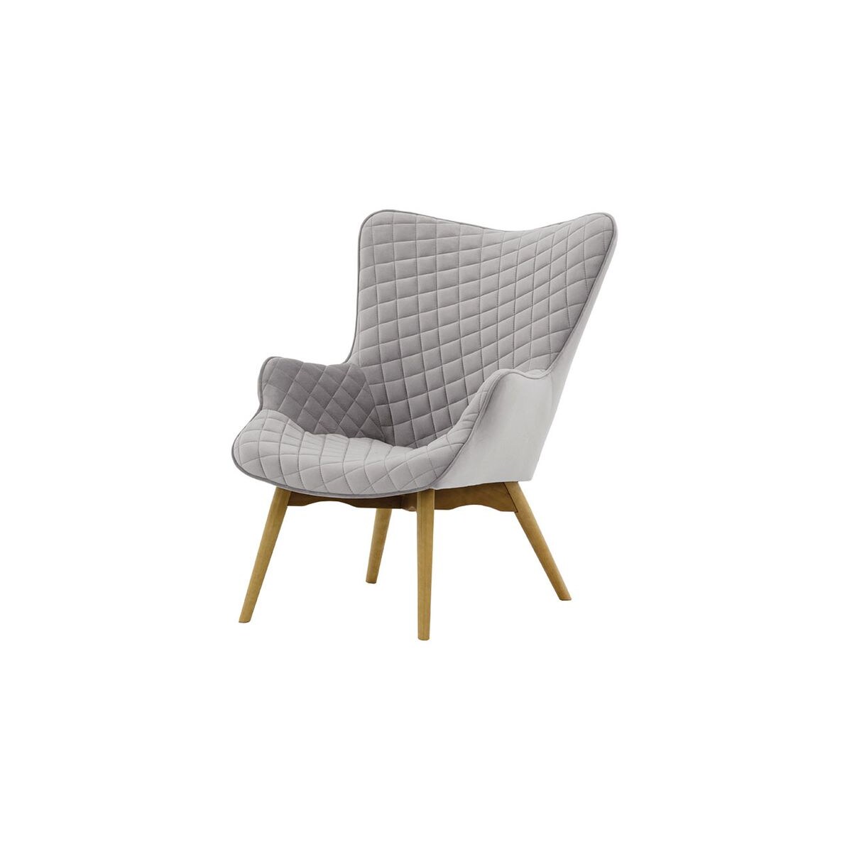 Fotel uszak z przeszyciami Ducon Velvet-Velluto 15