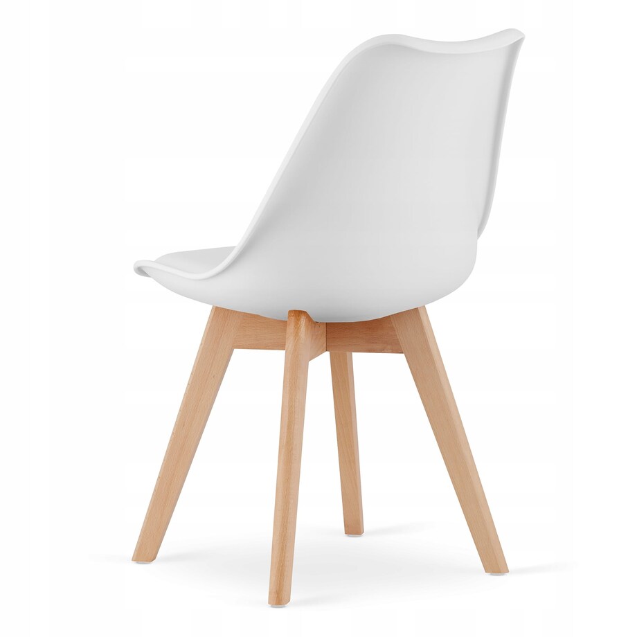 Zestaw Stół Do Jadalni Kuchni Salonu Biura Prostokątny 120X80 Dąb Sonoma + 4 Krzesła Mark Białe