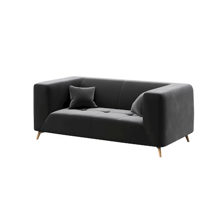 Sofa 2-osobowa Toro - ciemnoszara