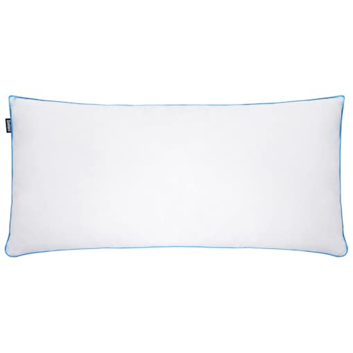 Poduszka ANETO Wysoka Kacze pióra i puch 40 x 80 cm Biały