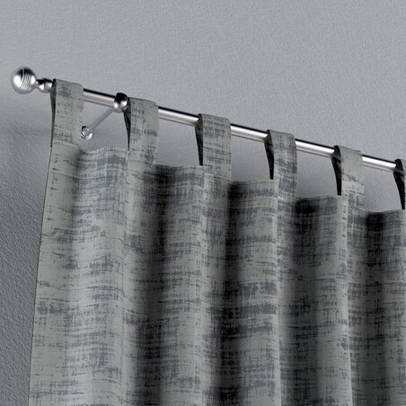 Zasłona na szelkach 1 szt. 130x245 szary beton