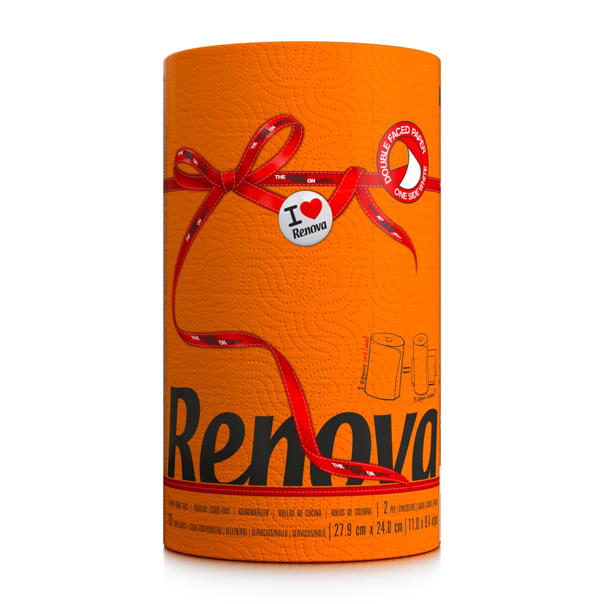 Ręcznik Papierowy Renova pomarańczowy 1R