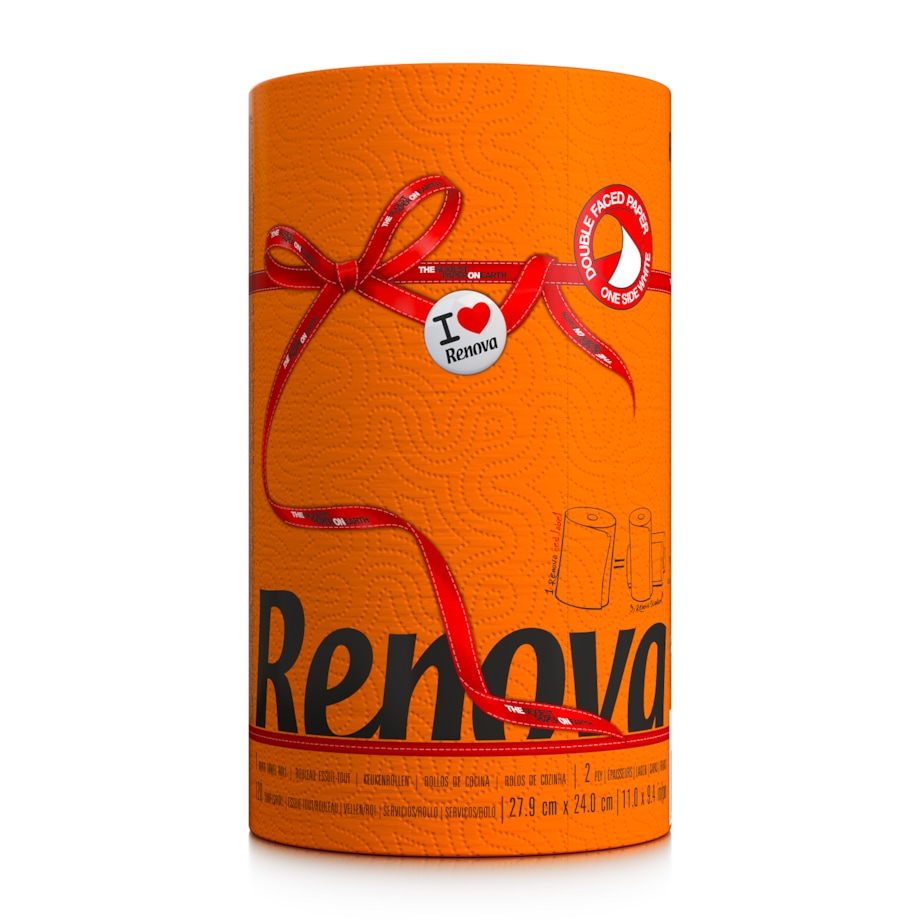 Ręcznik Papierowy Renova pomarańczowy 1R