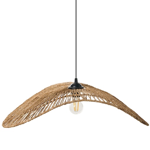 Lampa wisząca YAGUEZ Juta Naturalny