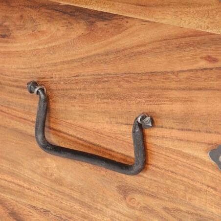 vidaXL Skrzynia, 40x40x40 cm, lite drewno akacjowe