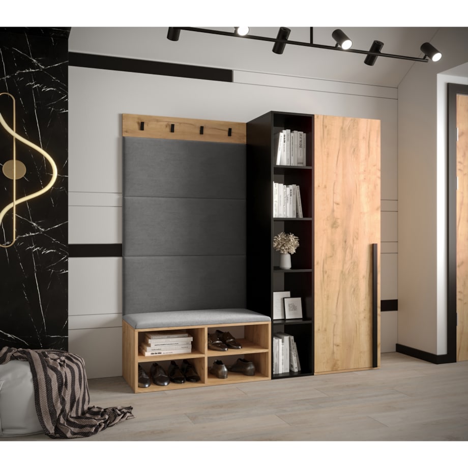 Garderoba do przedpokoju Abiks MIRO 1 craft+manila16