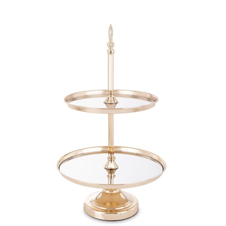 Patera szklana 2-poziomy 52x31x31 cm ALTOPIANO-2