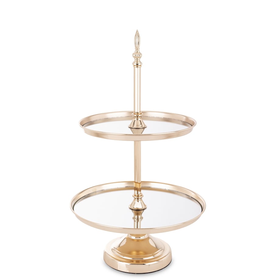 Patera szklana 2-poziomy 52x31x31 cm ALTOPIANO-2