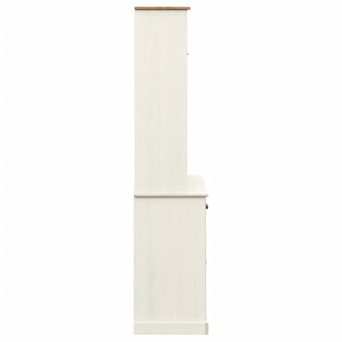 vidaXL Kredens VIGO, biały, 78x40x175 cm, lite drewno sosnowe