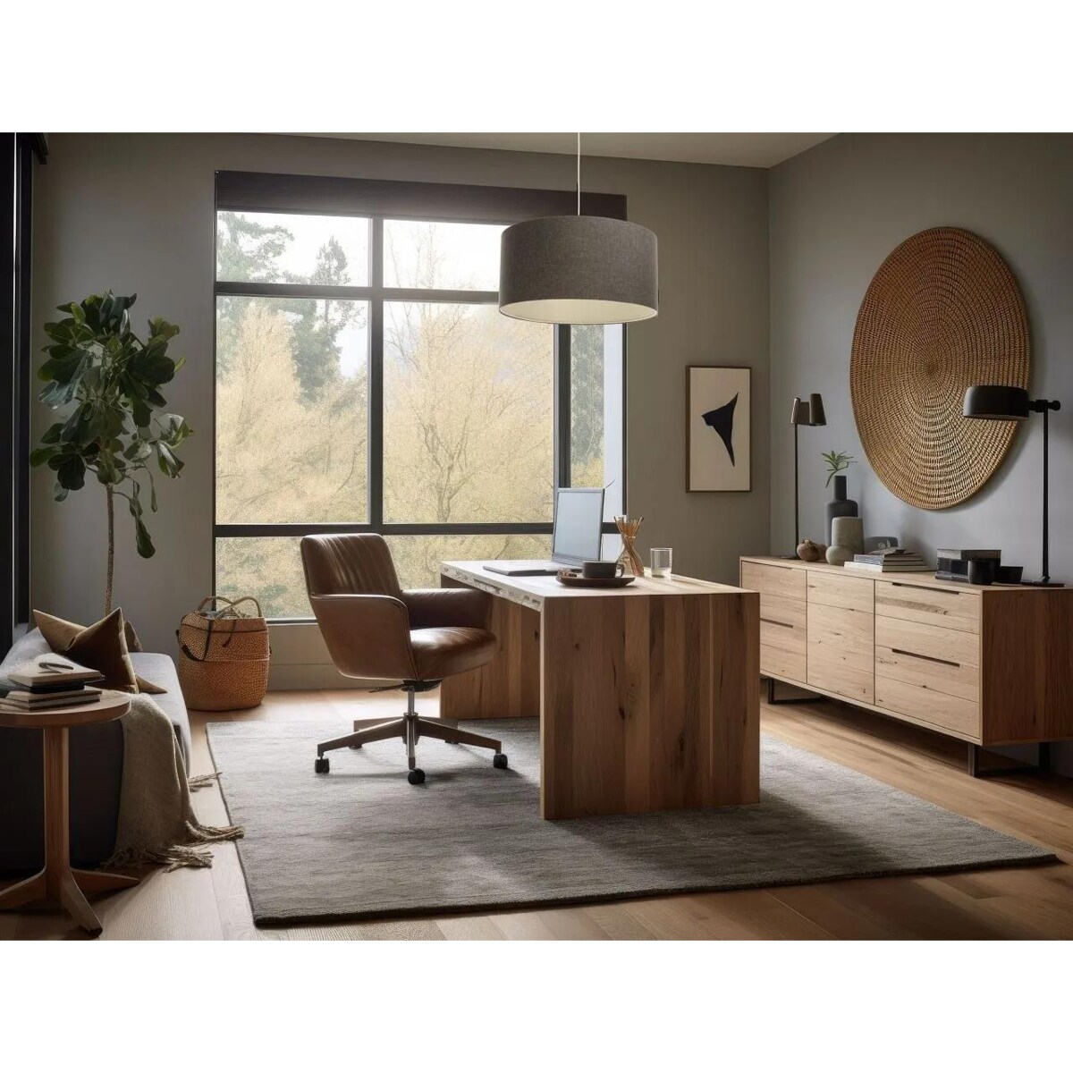 Lampa wisząca ERUTAN 70 grafitowa