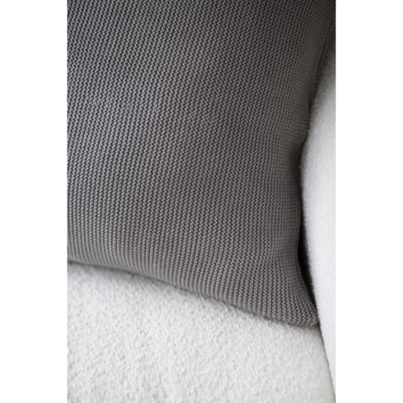 Poszewka klasyczna szara, 50 x 50 cm, La Manta