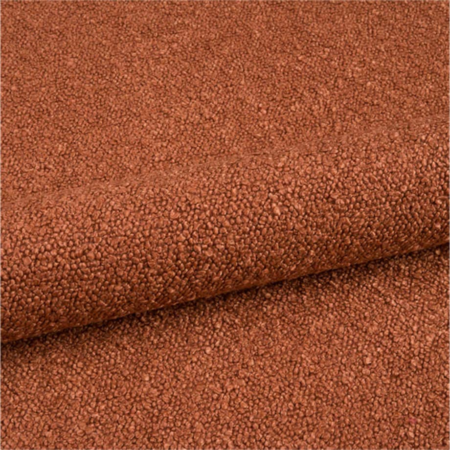 Poszewka BOUCLE z dekoracyjnym rantem BC2078 | rudy - 40 x 40 cm