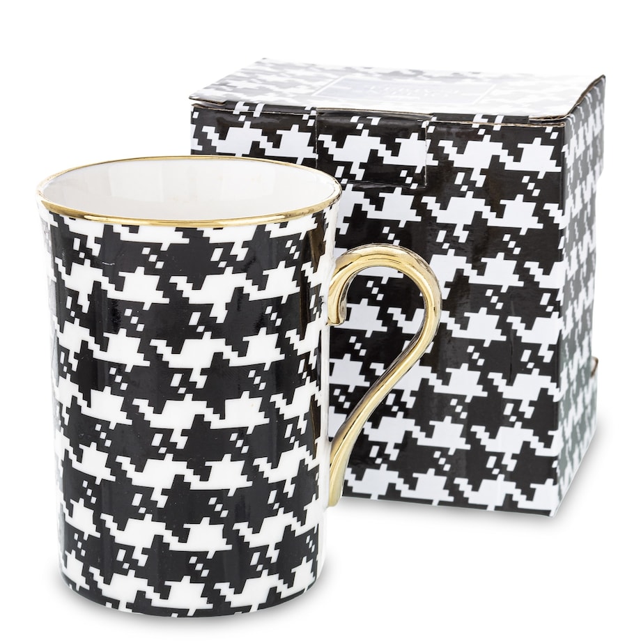 Kubek porcelanowy 450 ml PEPITKA - small 10x10x7,5 cm