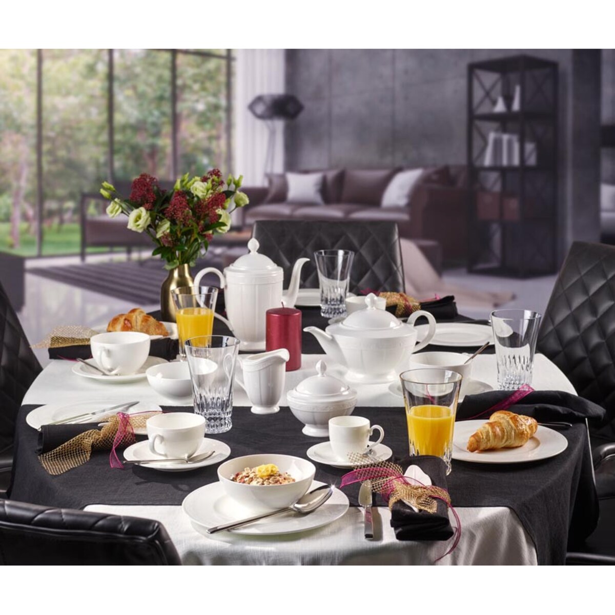 Filiżanka śniadaniowa White Pearl, 400 ml, Villeroy & Boch