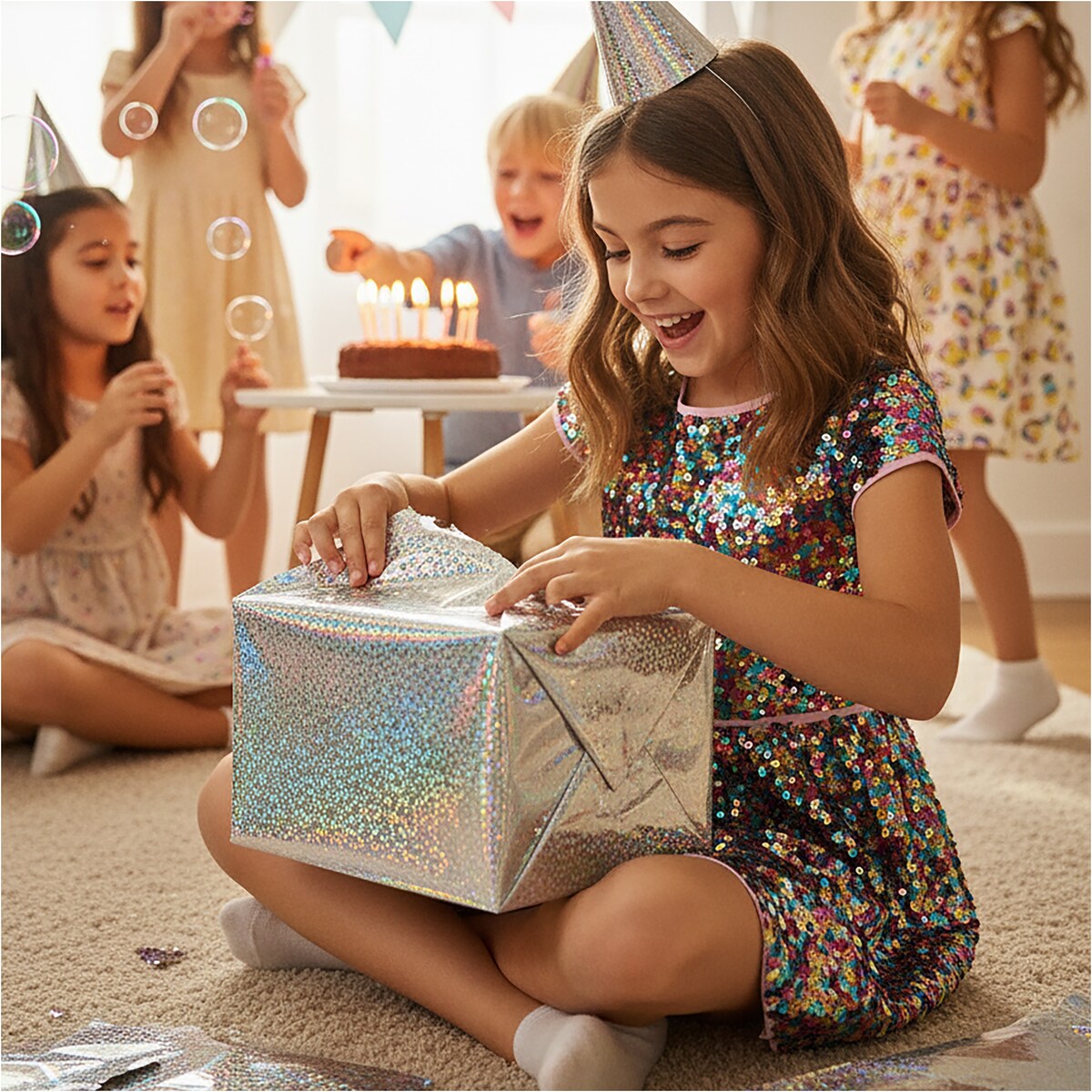 Papier do pakowania prezentów 25 METRÓW MEGAROLKA Urodzinowy Do Paczek Ozdobny