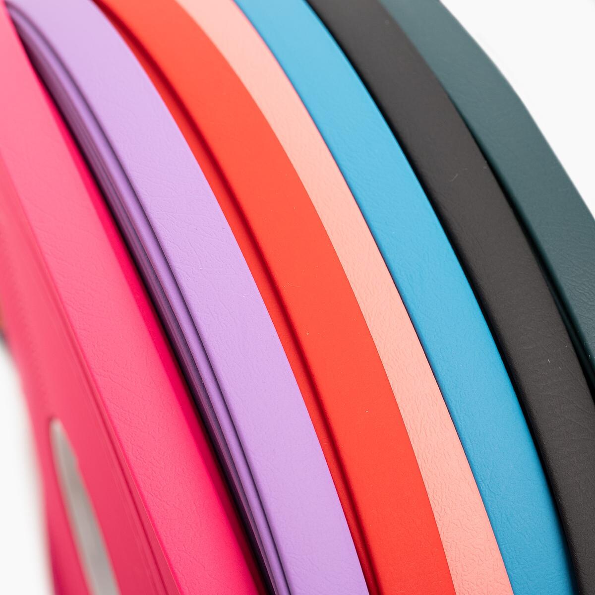 Smycz miejska Biothane® dla psa lub kota "Red AF" - Rozmiar: M, Szerokość taśmy: 16mm