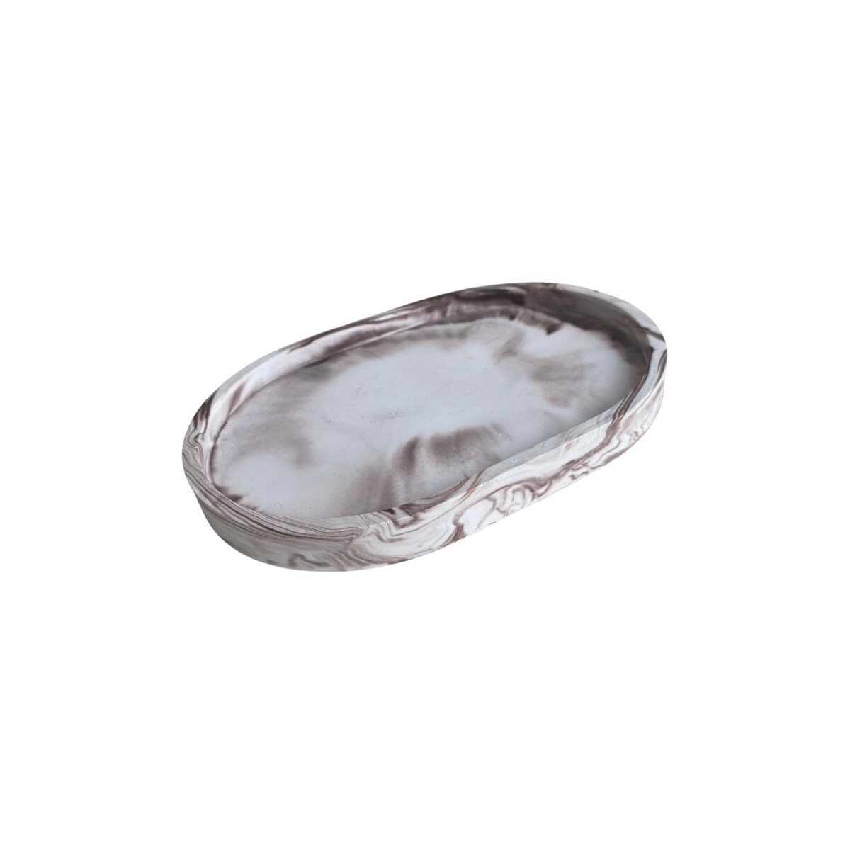 Podstawka/ taca dekoracyjna z gipsu ekologicznego 140x100mm
