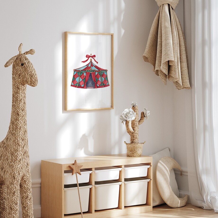 Plakat dla dzieci Cyrk 30x40