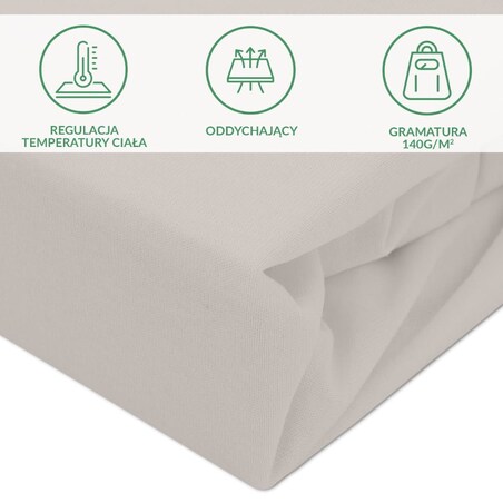Prześcieradło ochronne wodoodporne z gumką 2w1, rozmiar 60x120 SG kolor popiel