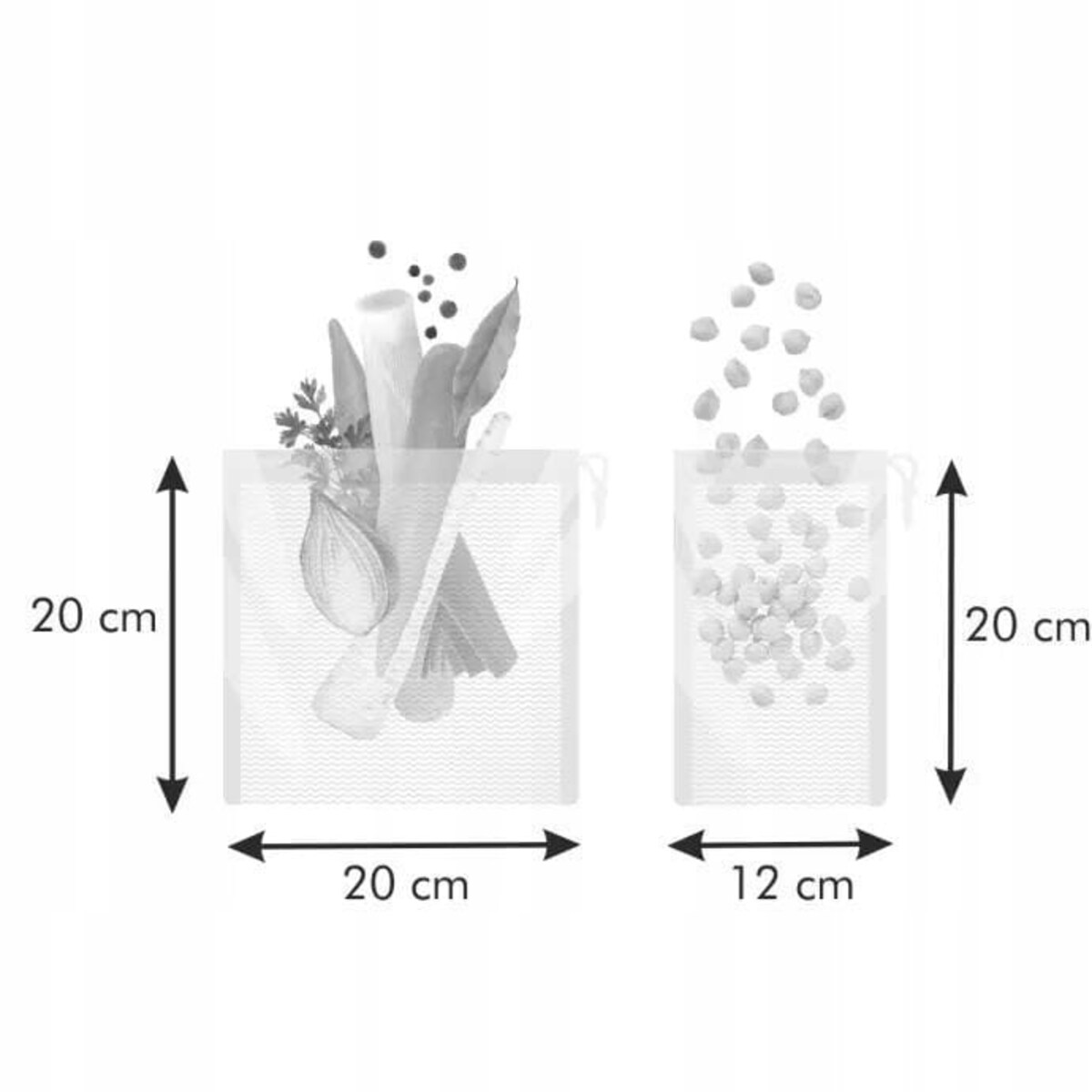 Woreczki do Gotowania Wywaru z Ziół Warzyw na Zupe Rosół Woreczki Przyprawy