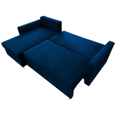Uniwersalny narożnik z funkcją spania MON - granatowy
