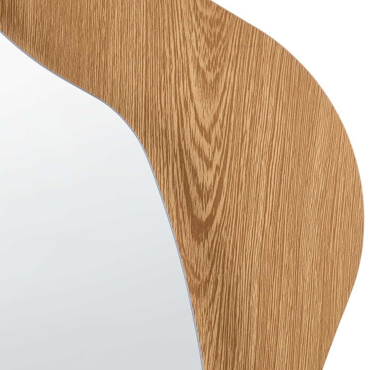 Lustro ścienne LAMBLORE 58 cm 171 cm LED Jasnobrązowy