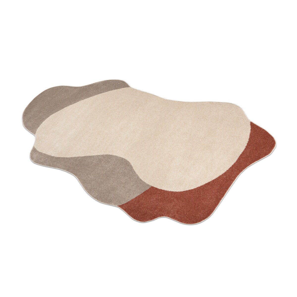 Dywan FUSION 5710 krem / terakota Shape - 160x220 cm