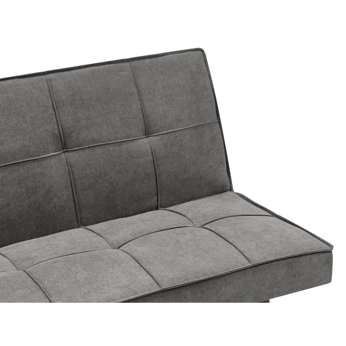 Sofa rozkładana HASLE Ciemnoszary Tkanina