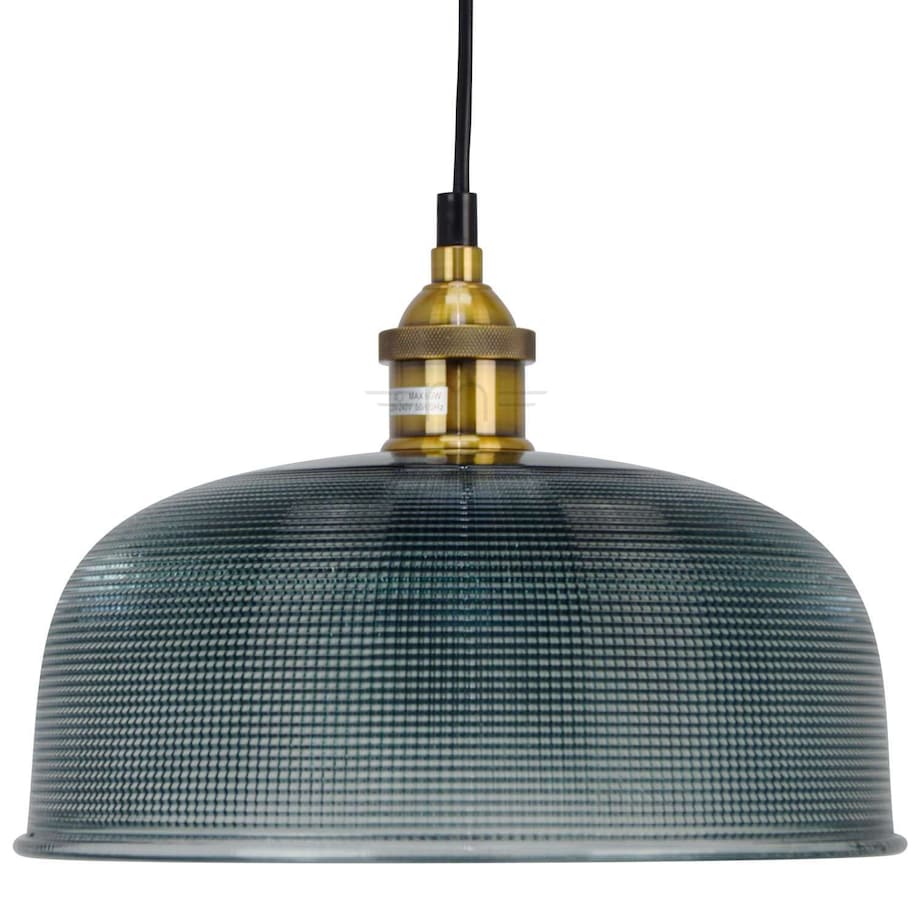 LAMPA wisząca DAVIDE MDM-2916/1 BL Italux szklana OPRAWA zwis niebieski