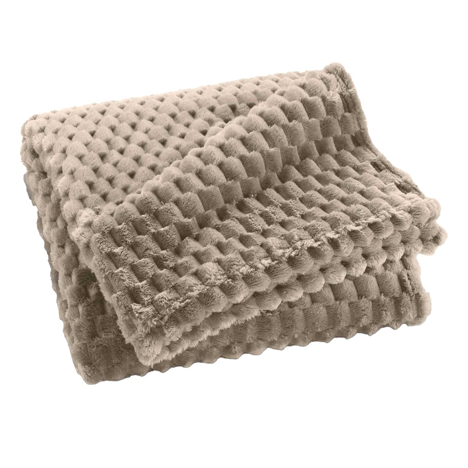 Narzuta na łóżko pikowana 150x125 cm AGOGE taupe