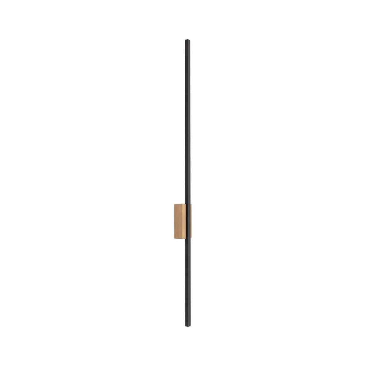 Kinkiet LED 21W FLASH WOOD SOSNA 108 cm TK Lighting czarny z drewnem 3000K ciepła biel 2584 lm
