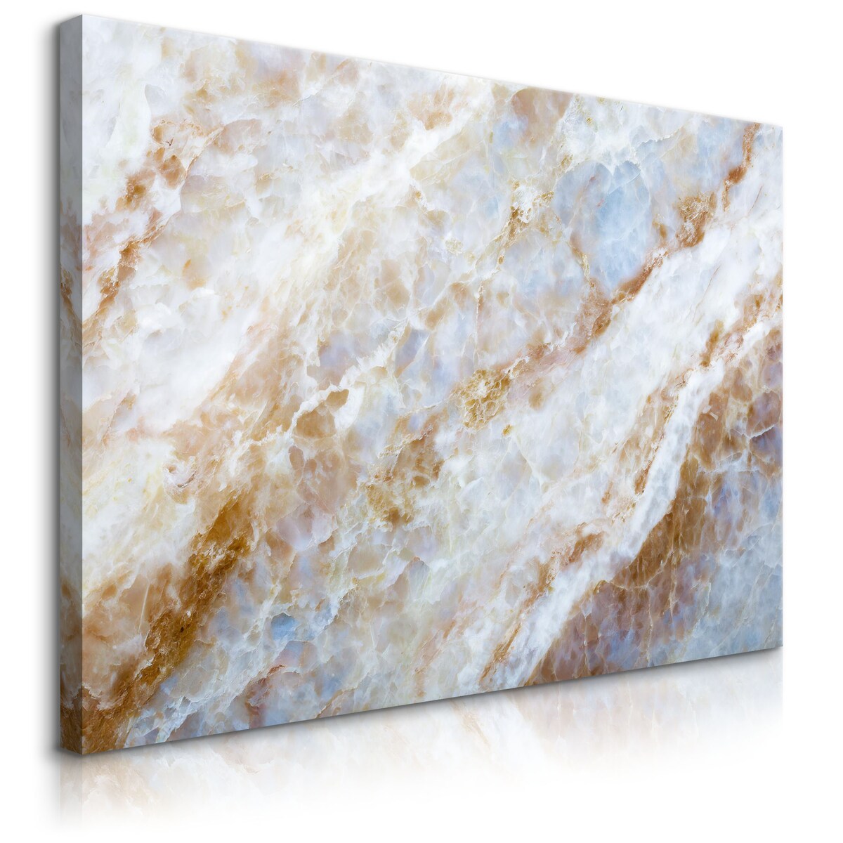 Obraz Do Salonu Imitacja Kamienia Marmur Styl Glamour 40x30cm